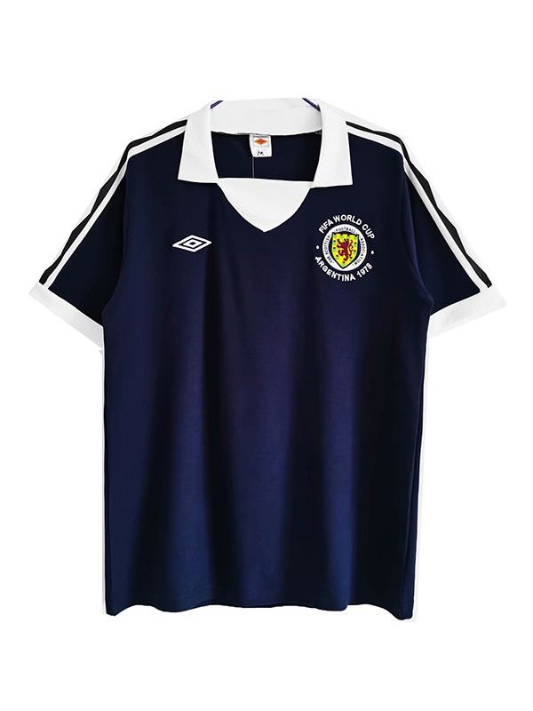 Scotland home retro soccer jersey maillot match men's first sportswear football shirt 1978